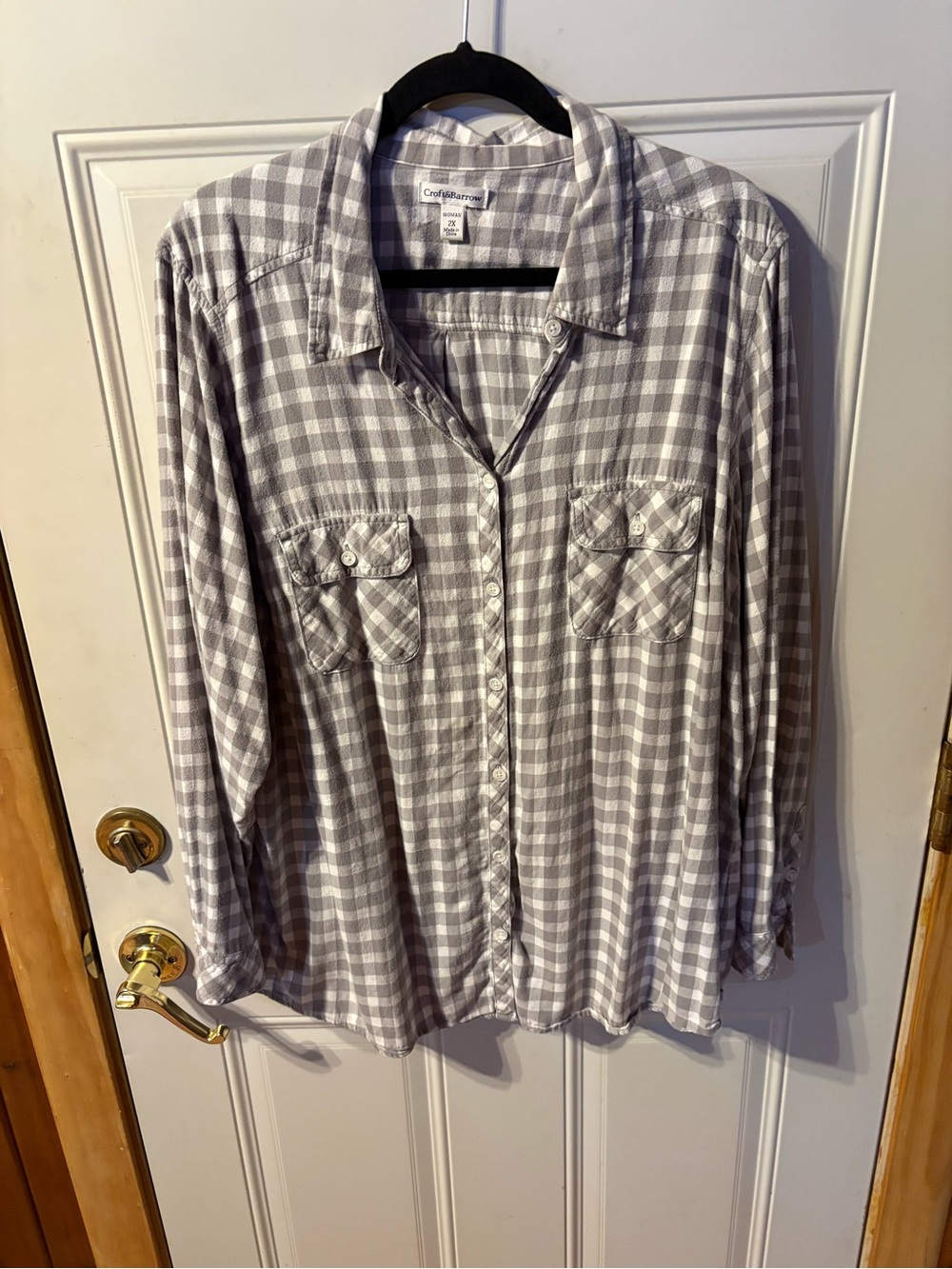 Croft&Barrow Flannel Size 2X